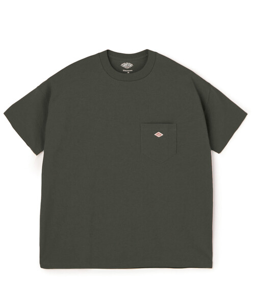 DANTON(ダントン)の「Men's Short Sleeve Pocket T-Shirt(Tシャツ/カットソー・メンズ・ダークグリーン/ダークグレー/ブラウン/ブラック/パープル/ホワイト/ホワイト系その他・M/S/L/XL/XXL)」の4枚目の写真