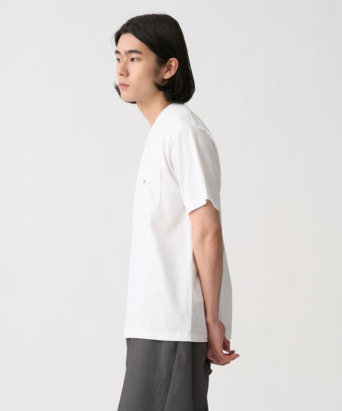DANTON(ダントン)の「Men's Short Sleeve Pocket T-Shirt(Tシャツ/カットソー・メンズ・ダークグリーン/ダークグレー/ブラウン/ブラック/パープル/ホワイト/ホワイト系その他・M/S/L/XL/XXL)」の9枚目の写真