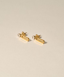 【novice】Linear Stone Pierce［Stainless］