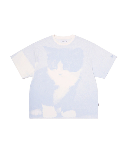 KIRSH（キルシー）の「前面プリントオーバーサイズTシャツ [ブルー]（Tシャツ/カットソー・レディース・その他・FREE）」の6枚目の写真