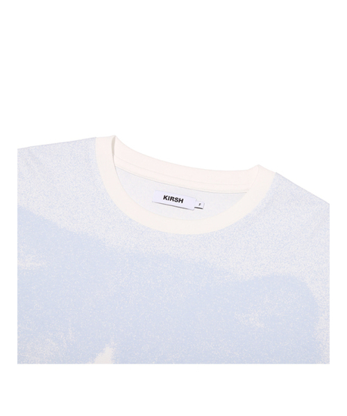 KIRSH（キルシー）の「前面プリントオーバーサイズTシャツ [ブルー]（Tシャツ/カットソー・レディース・その他・FREE）」の5枚目の写真