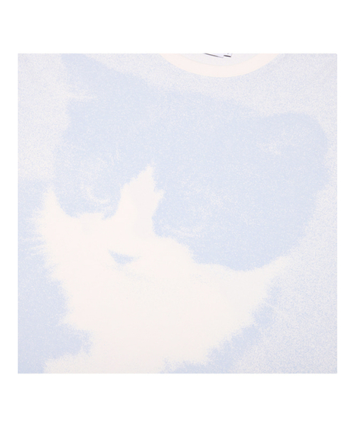 KIRSH（キルシー）の「前面プリントオーバーサイズTシャツ [ブルー]（Tシャツ/カットソー・レディース・その他・FREE）」の4枚目の写真