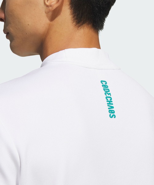 adidas（アディダス）の「春夏モックシャツ【adidas Golf/アディダスゴルフ】（Tシャツ/カットソー・メンズ・ホワイト・XX-LARGE/3XL/LARGE/X-LARGE/MEDIUM/SMALL）」の4枚目の写真
