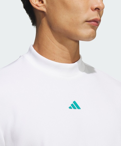 adidas（アディダス）の「春夏モックシャツ【adidas Golf/アディダスゴルフ】（Tシャツ/カットソー・メンズ・ホワイト・XX-LARGE/3XL/LARGE/X-LARGE/MEDIUM/SMALL）」の5枚目の写真