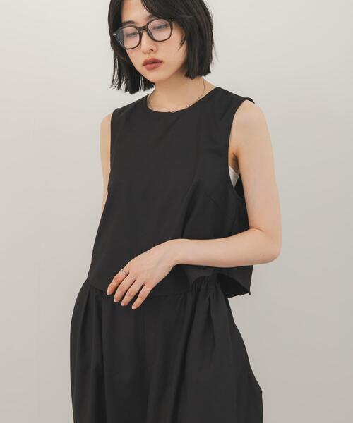 KBF(ケイビーエフ)の「ミニマルトップスSETワイドパンツ(セットアップ・レディース・ベージュ系その他/ブラウン系その他/ブラック・ONE)」の7枚目の写真