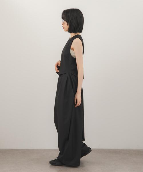 KBF(ケイビーエフ)の「ミニマルトップスSETワイドパンツ(セットアップ・レディース・ベージュ系その他/ブラウン系その他/ブラック・ONE)」の10枚目の写真