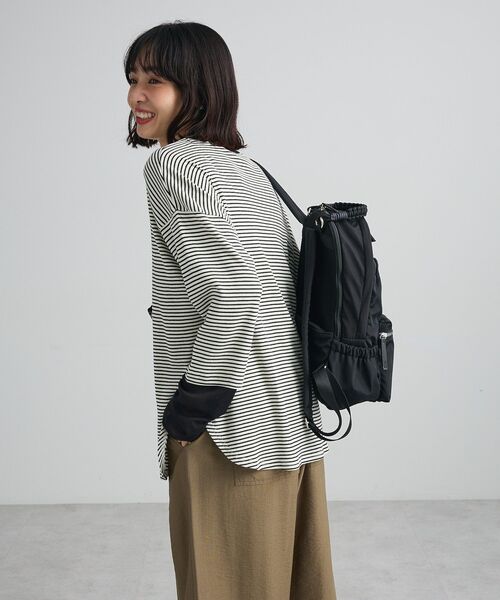 Green Parks(グリーンパークス)の「袖チュールリブプルオーバーⅡ【WEB限定カラーあり】(Tシャツ/カットソー・レディース・アイボリー/その他7/ボルドー/サックスブルー/チャコールグレー/ブラック・FREE)」の19枚目の写真