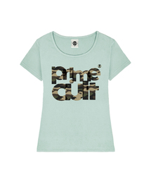 PETTY レディース Uネック スリムフィット 半袖Tシャツ 5 COLORS