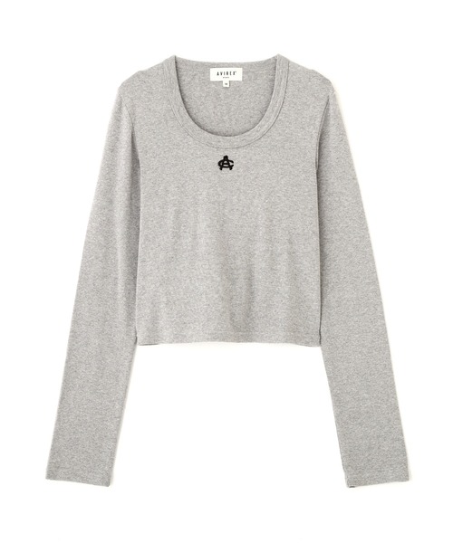 AVIREX(アヴィレックス)の「《直営店限定》L/S AC T-SHIRT(Tシャツ/カットソー・レディース・ブラック/グレー/オフホワイト・S/M)」の5枚目の写真