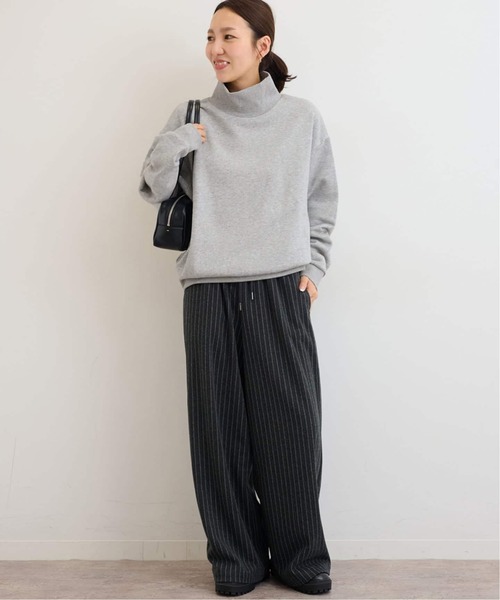 JOURNAL STANDARD relume(ジャーナルスタンダード レリューム)の「《WEB限定追加》ハイネックスウェットプルオーバー(スウェット・レディース・ブラック/アイボリー/グレー・FREE)」の11枚目の写真