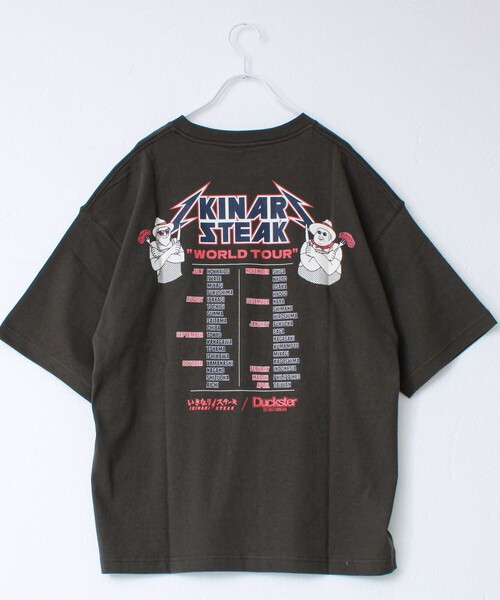 FREDY MAC(フレディーマック)の「【Duckster×いきなりステーキ】ツアーTEE(Tシャツ/カットソー・メンズ・ホワイト/ブラック/グリーン系その他5/ライトグリーン・M/L)」の2枚目の写真