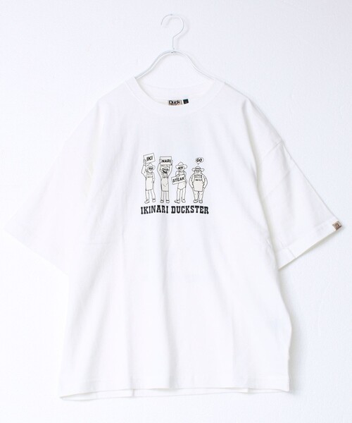 FREDY MAC(フレディーマック)の「【Duckster×いきなりステーキ】ツアーTEE(Tシャツ/カットソー・メンズ・ホワイト/ブラック/グリーン系その他5/ライトグリーン・M/L)」の8枚目の写真