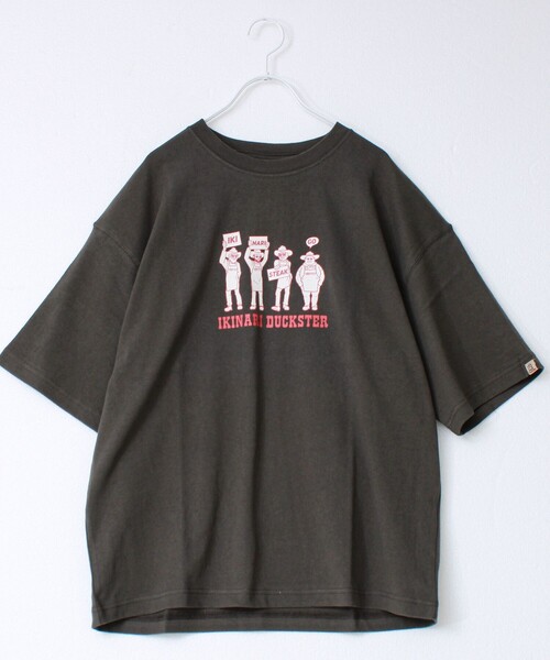 FREDY MAC(フレディーマック)の「【Duckster×いきなりステーキ】ツアーTEE(Tシャツ/カットソー・メンズ・ホワイト/ブラック/グリーン系その他5/ライトグリーン・M/L)」の11枚目の写真