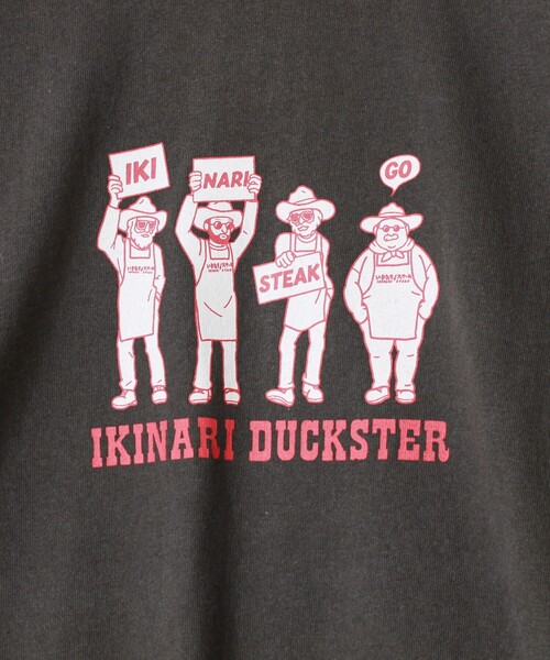 FREDY MAC(フレディーマック)の「【Duckster×いきなりステーキ】ツアーTEE(Tシャツ/カットソー・メンズ・ホワイト/ブラック/グリーン系その他5/ライトグリーン・M/L)」の12枚目の写真