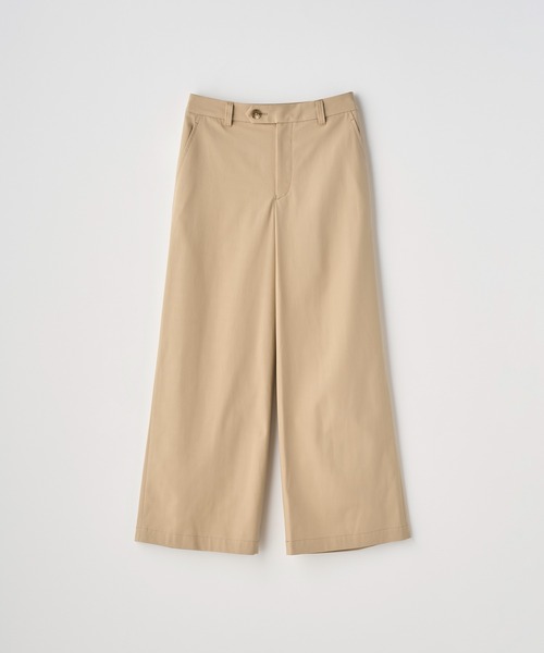 JOHN SMEDLEY(ジョンスメドレー)の「コットンギャバジンワイドパンツ|FP114(その他パンツ・レディース・ベージュ・1)」の1枚目の写真