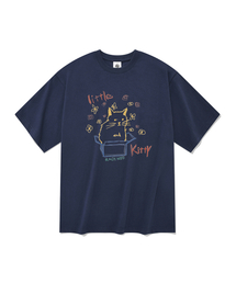 リトルキティ 半袖Tシャツ ネイビー
