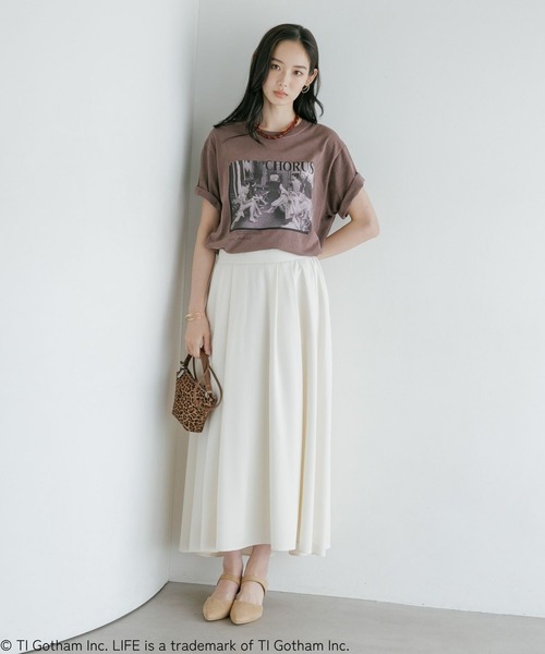 Andemiu(アンデミュウ)の「【LIFE PICTURE COLLECTION】CHORUS Photo T-Shirt/1042426(Tシャツ/カットソー・レディース・ブラウン・FREE)」の2枚目の写真