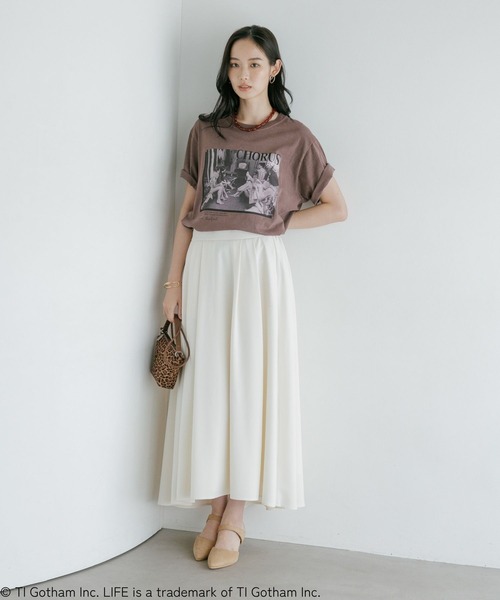 Andemiu(アンデミュウ)の「【LIFE PICTURE COLLECTION】CHORUS Photo T-Shirt/1042426(Tシャツ/カットソー・レディース・ブラウン・FREE)」の3枚目の写真