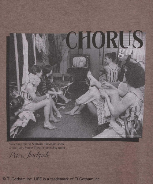 Andemiu(アンデミュウ)の「【LIFE PICTURE COLLECTION】CHORUS Photo T-Shirt/1042426(Tシャツ/カットソー・レディース・ブラウン・FREE)」の7枚目の写真