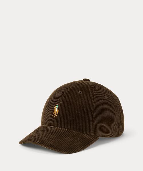 ポロラルフローレン　コーデュロイ レター ボール キャップ コーデュロイ ボール キャップ（キャップ）｜POLO RALPH LAUREN（ポロ