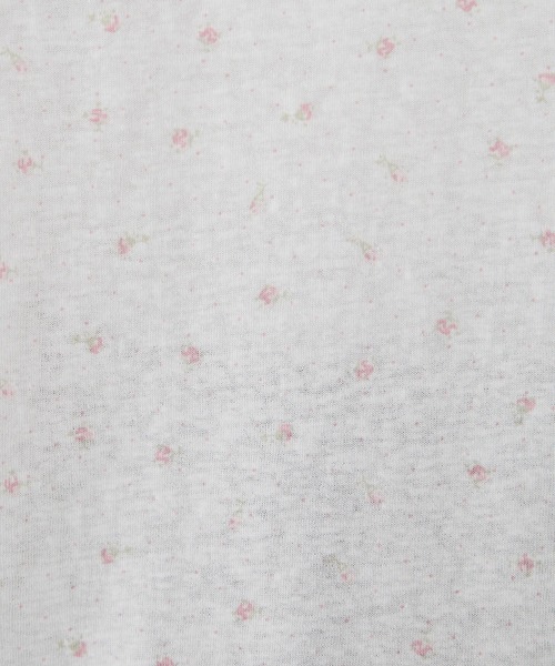 Unblend（アンブレンド）の「【Unblend】アソート柄 ラグラン パターン切替ロングスリーブTシャツ（Tシャツ/カットソー・レディース・杢グレー/ブラック/チャコール/ピンク・FREE）」の12枚目の写真