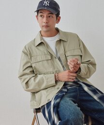 DISCOAT（ディスコート）の「【Enlude】ミリタリーシャツジャケット《ユニセックス》（ブルゾン）」