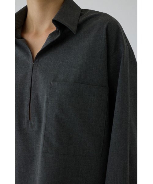 RIM.ARK(リムアーク)の「Skipper ease PO(スキッパー イーズ プルオーバー)(Tシャツ/カットソー・レディース・グレー/ホワイト/ダークネイビー・FREE)」の10枚目の写真