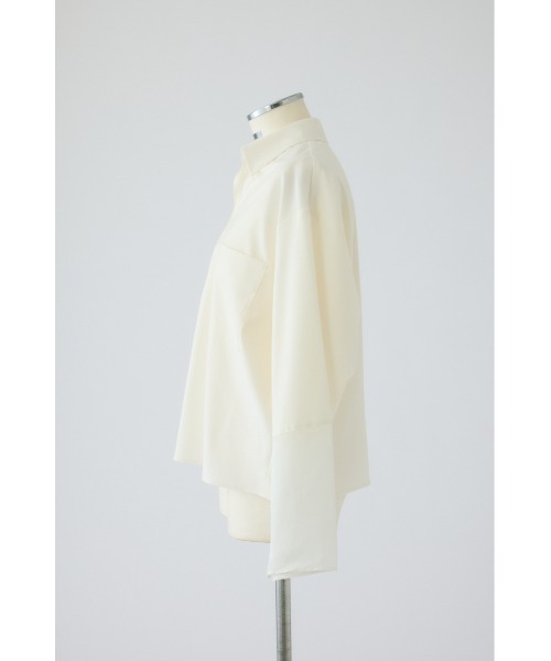 RIM.ARK(リムアーク)の「Skipper ease PO(スキッパー イーズ プルオーバー)(Tシャツ/カットソー・レディース・グレー/ホワイト/ダークネイビー・FREE)」の14枚目の写真