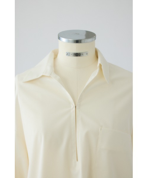 RIM.ARK(リムアーク)の「Skipper ease PO(スキッパー イーズ プルオーバー)(Tシャツ/カットソー・レディース・グレー/ホワイト/ダークネイビー・FREE)」の16枚目の写真