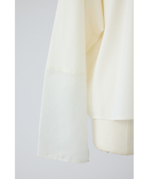RIM.ARK(リムアーク)の「Skipper ease PO(スキッパー イーズ プルオーバー)(Tシャツ/カットソー・レディース・グレー/ホワイト/ダークネイビー・FREE)」の20枚目の写真