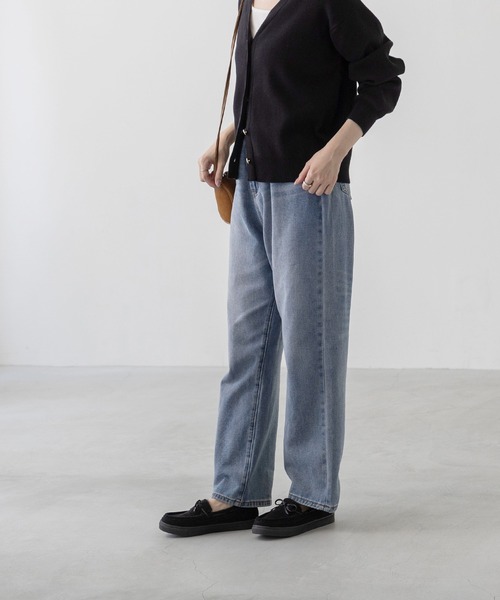 mooimooi(モーイモーイ)の「モカシンスニーカー(モカシン/デッキシューズ・レディース・グレイッシュベージュ/ダークブラウン/ブラック/アイボリー・S/L/M/LL)」の6枚目の写真