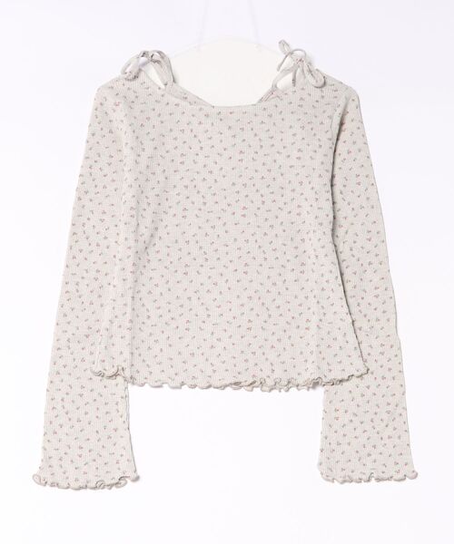 flower（フラワー）の「ブルームサーマルトップ（Tシャツ/カットソー・レディース・グレー・FREE）」の22枚目の写真