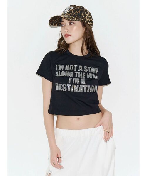 EVRIS(エヴリス)の「【SupBaby×EVRIS】メッセージロゴコンパクトTシャツ(Tシャツ/カットソー・レディース・ブラック/その他1/ホワイト・SMALL/MEDIUM)」の15枚目の写真