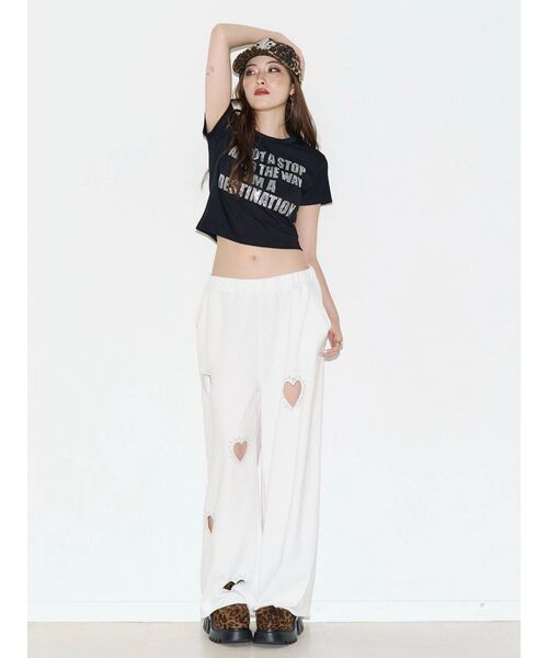 EVRIS(エヴリス)の「【SupBaby×EVRIS】メッセージロゴコンパクトTシャツ(Tシャツ/カットソー・レディース・ブラック/その他1/ホワイト・SMALL/MEDIUM)」の22枚目の写真
