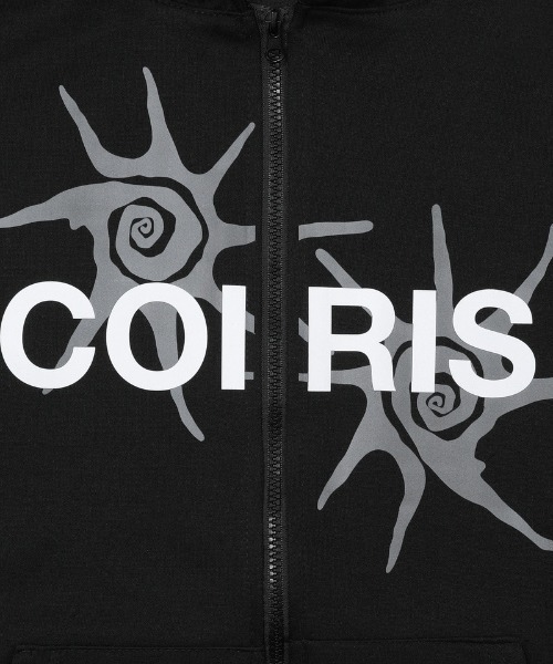 COIRIS(コイリス)の「◇COIRIS◇ブランド直輸入正規品/ヘイブン フーデッド ジップアップ ユニセックス Haven Hooded Zip-Up Unisex(パーカー・レディース・グレー/ブラック・FREE)」の8枚目の写真