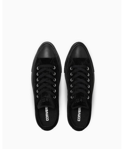 CONVERSE ALL STAR(コンバースオールスター)の「ALL STAR POINTEDTOE VELVET OX / オールスター ポインテッドトウ ベルベット OX(スニーカー・レディース・ブラック・6.5/5.5/5/4.5/4/3.5/3)」の2枚目の写真