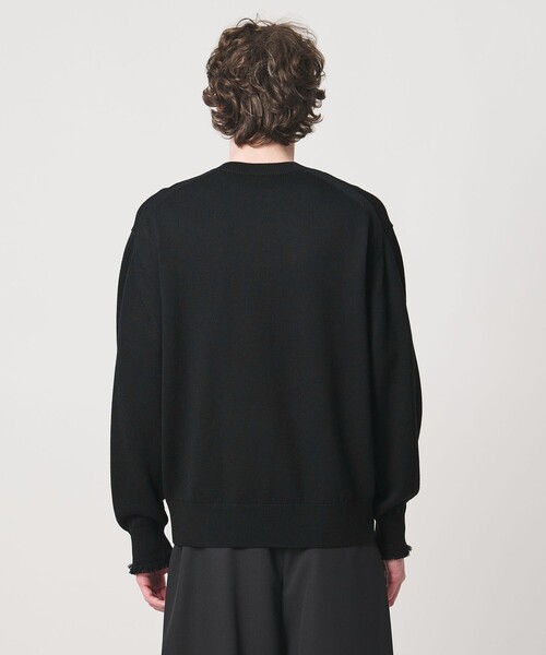 LOEFF(ロエフ)の「<LOEFF>9ゲージ フリンジ ニット プルオーバー MENS(ニット/セーター・メンズ・ベージュ/ブラック・1/2)」の21枚目の写真