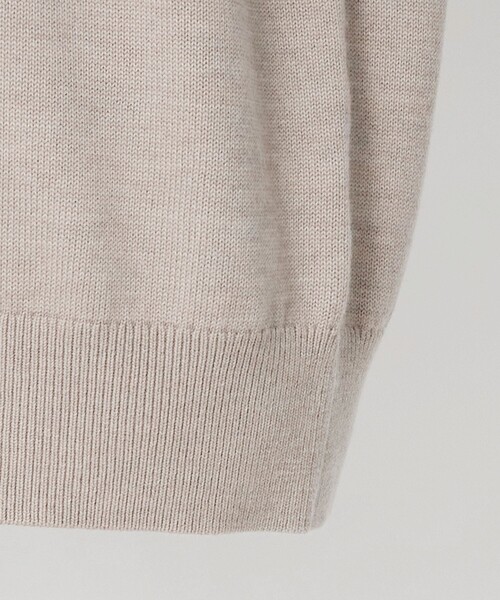 LOEFF(ロエフ)の「<LOEFF>9ゲージ フリンジ ニット プルオーバー MENS(ニット/セーター・メンズ・ベージュ/ブラック・1/2)」の5枚目の写真