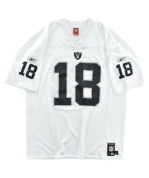 【USED】Reebok “NFL Oakland Raiders #18” ゲームシャツ
