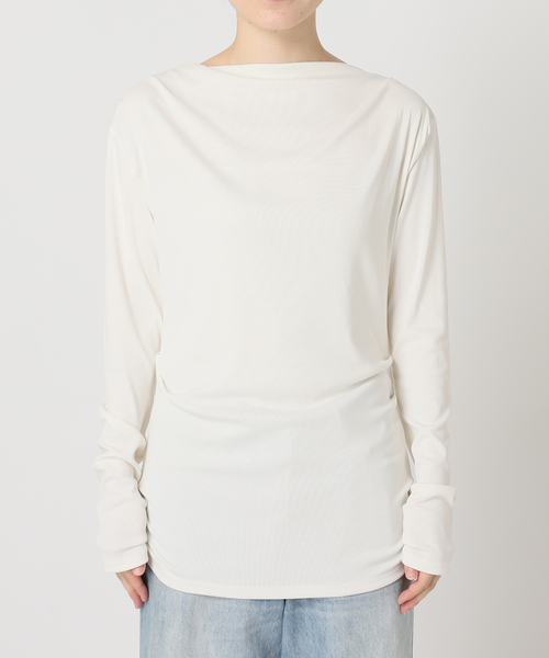plage(プラージュ)の「Tuck Drape ロンT(Tシャツ/カットソー・レディース・ホワイト/カーキ・FREE)」の18枚目の写真