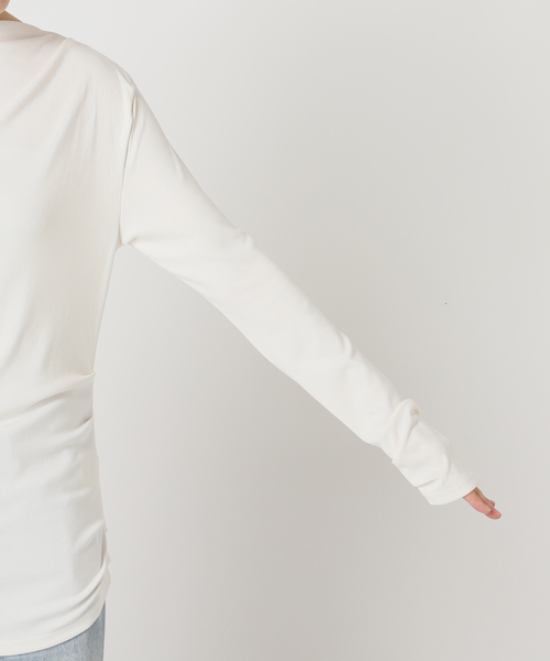 plage(プラージュ)の「Tuck Drape ロンT(Tシャツ/カットソー・レディース・ホワイト/カーキ・FREE)」の22枚目の写真