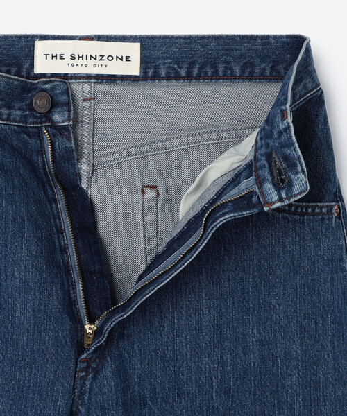 THE SHINZONE(ザ シンゾーン)の「THE SHINZONE | 〈別注〉HIGH WAIST DENIM WOMEN(デニムパンツ・レディース・ブルー/インディゴブルー・36/34/32)」の9枚目の写真