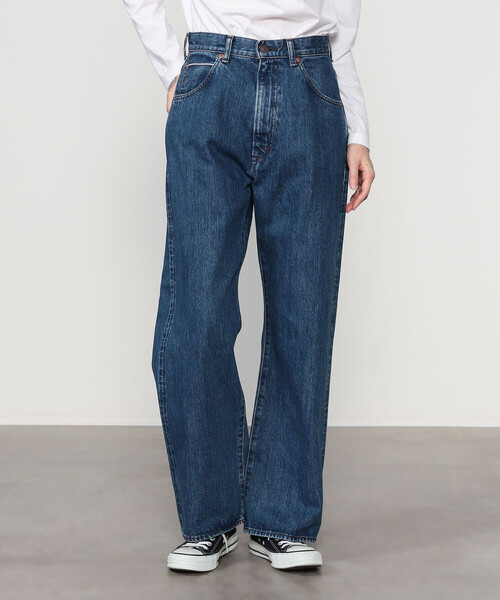 THE SHINZONE(ザ シンゾーン)の「THE SHINZONE | 〈別注〉HIGH WAIST DENIM WOMEN(デニムパンツ・レディース・ブルー/インディゴブルー・36/34/32)」の17枚目の写真