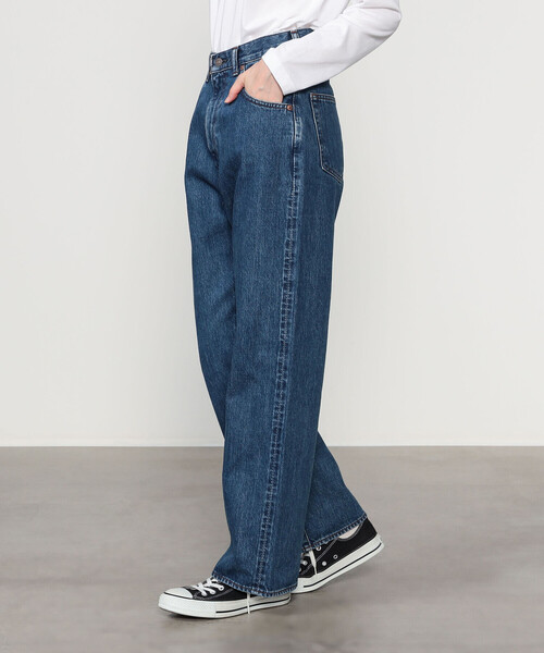 THE SHINZONE(ザ シンゾーン)の「THE SHINZONE | 〈別注〉HIGH WAIST DENIM WOMEN(デニムパンツ・レディース・ブルー/インディゴブルー・36/34/32)」の18枚目の写真