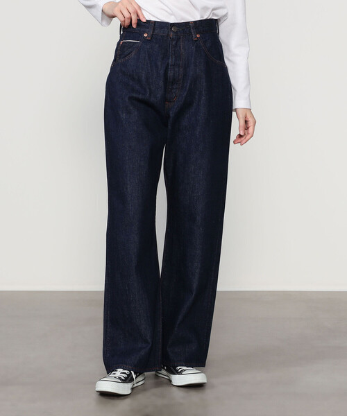 THE SHINZONE(ザ シンゾーン)の「THE SHINZONE | 〈別注〉HIGH WAIST DENIM WOMEN(デニムパンツ・レディース・ブルー/インディゴブルー・36/34/32)」の20枚目の写真