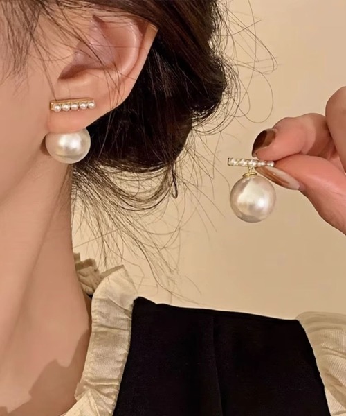 almo（アルモ）の「【TUNE】パールピアス（ピアス（両耳用）・レディース・その他1/その他2/その他3/その他5/その他7/その他6・FREE）」の10枚目の写真