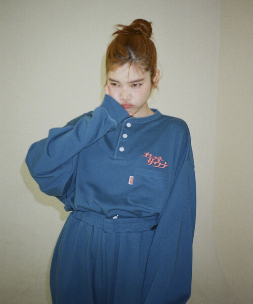 さかワン ルームウェア セール】SAUVENIR/サウベニア 別注 L/S KANNAIGI by Healthknit/裏毛