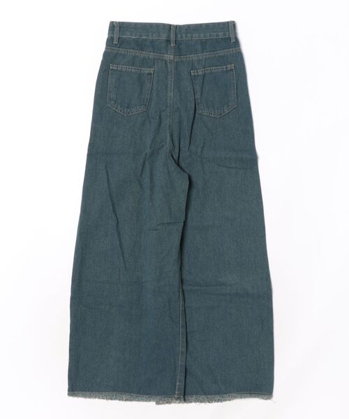 Ritzy(リッツィー)の「ハイウエスト・ワイドデニムパンツ(デニムパンツ・レディース・ブルー・LARGE/MEDIUM)」の7枚目の写真