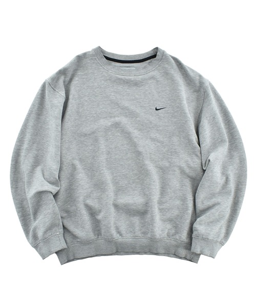 NIKE(ナイキ)の「【USED】Y2K NIKE swooshロゴ スウェット(スウェット・メンズ・グレー・LARGE)」の1枚目の写真