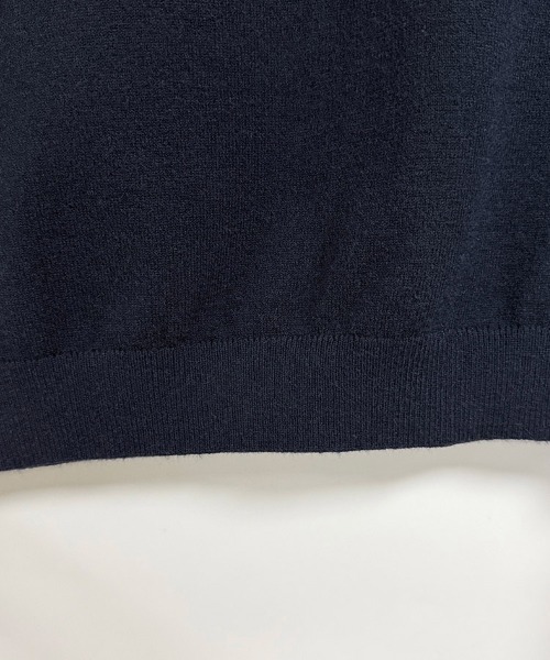 ONEP STAR（ワンピスター）の「ストライプシャツドッキングニットベストトップス（シャツ/ブラウス・レディース・ネイビー・X-LARGE/LARGE/MEDIUM/SMALL）」の14枚目の写真